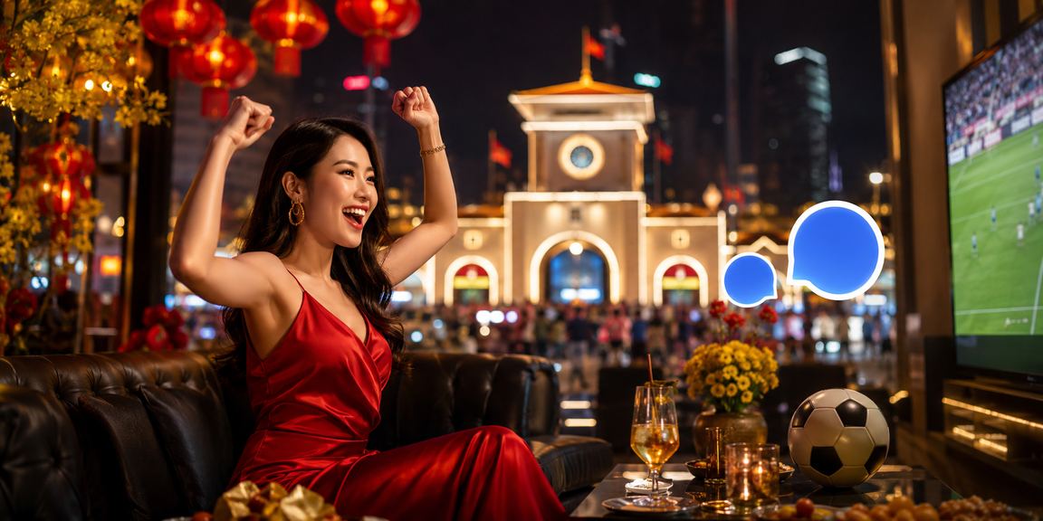 Người dùng tại TP.HCM tải và cài đặt ứng dụng b17 trên điện thoại trong không khí lễ hội
