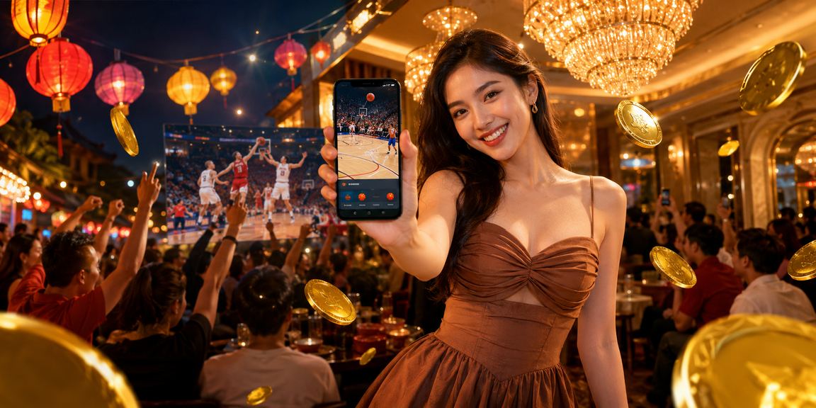 Người dùng tại Huế thưởng thức cà phê và theo dõi cá cược bóng rổ trực tuyến trên điện thoại